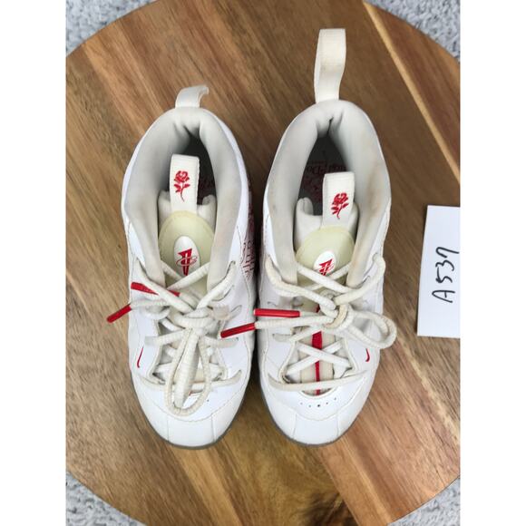 Nike Little Lil Posite One Takeout Bag TD White Casual Sneaker Kid 9c CV8918-100 - Picture 5 of 11